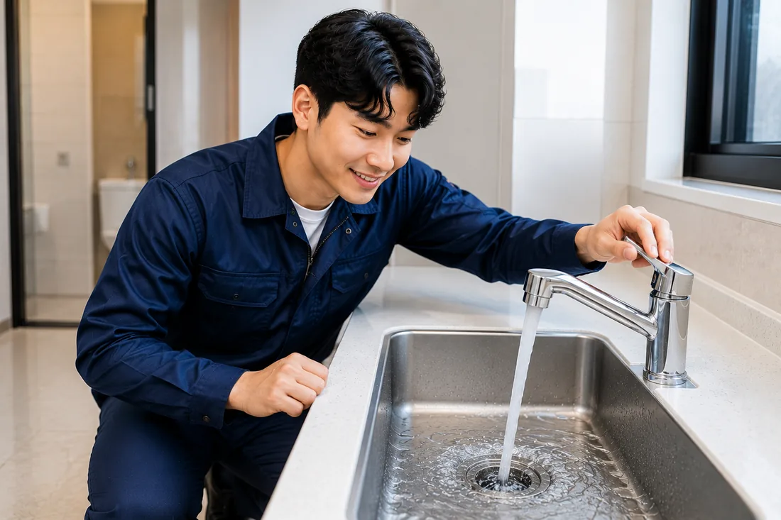 인천 싱크대막힘 찌꺼기 흡입
